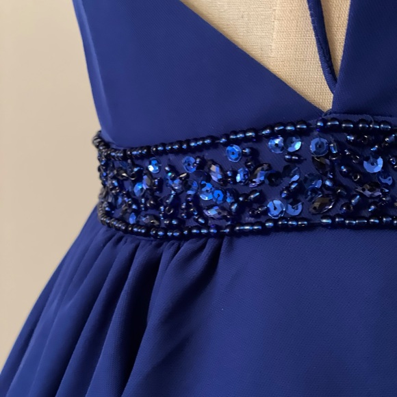 NWT Mac Duggal Blue Dress - Picture 6 of 11